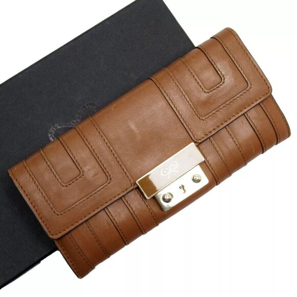 Anya Hindmarch Long Wallet Brown leather - Picture 1 of 9
